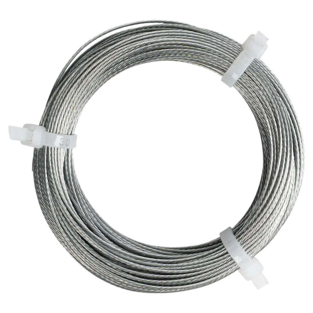 Стальной трос Tech-Krep оцинкованный 1 мм × 25 м для надежного крепления 89391065 STLM-1570987 - Вид №2