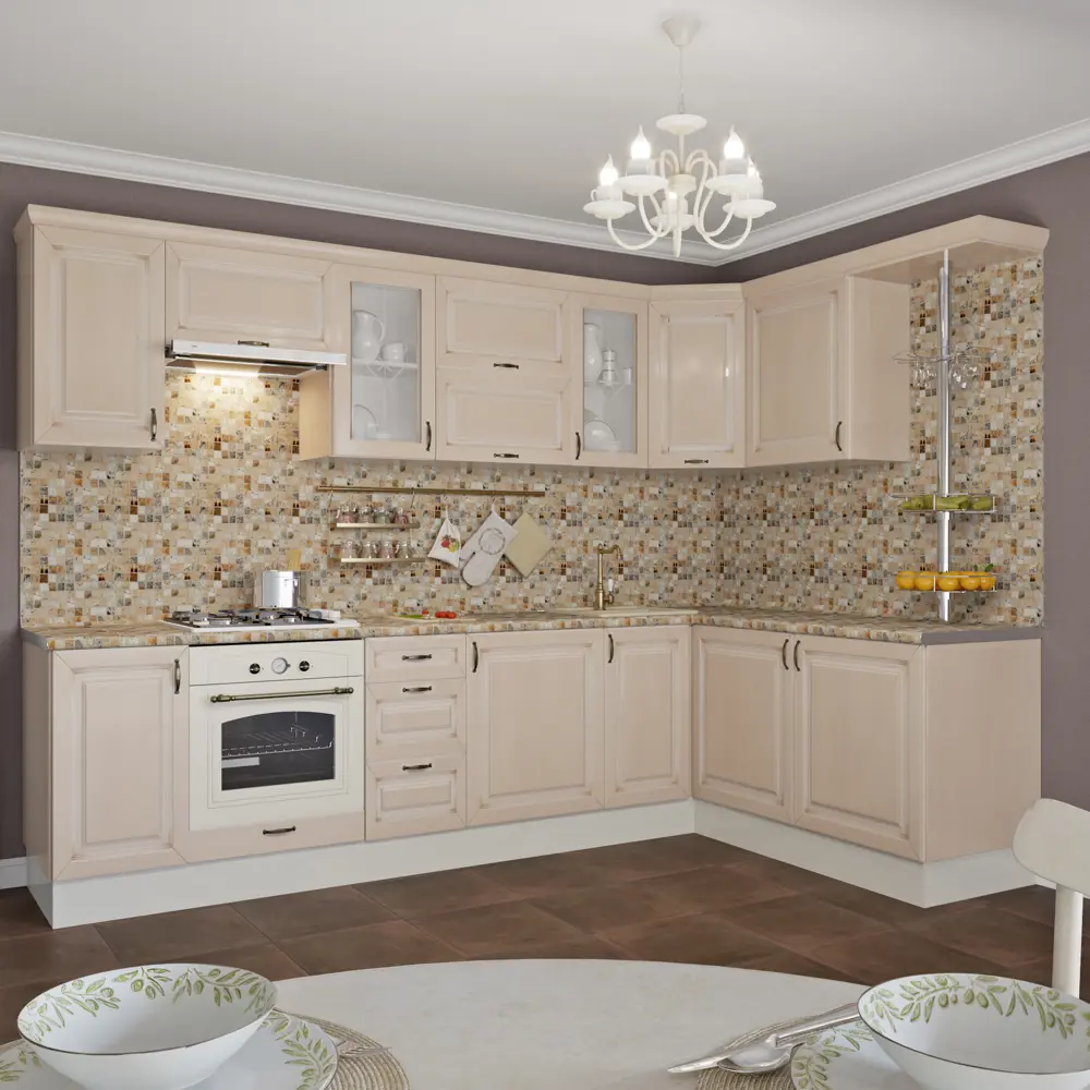 Дверь для шкафа Delinia «Ницца» 40x92 см, МДФ, цвет светлый ясень STLM-2049842 - Вид №2