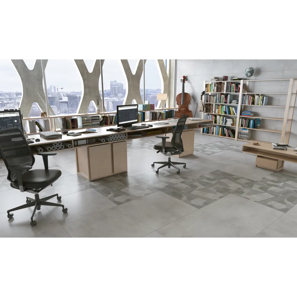 Керамогранит Golden Tile Brooklyn 60x120 см 1.44 м² цвет серый 83426103 STLM-2073816 - Вид №1