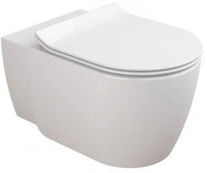 Набор Sanitana подвесной CORAL: чаша BTW + крышка slim с механизмом (микролифт)