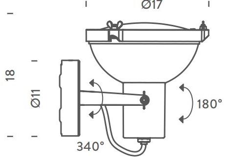 NEMO Настенный светильник / потолочный светильник из алюминия Projecteur sun-id-1413472 - Вид №8