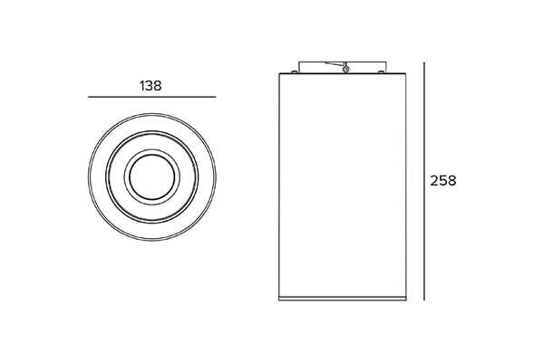 Алюминиевый подвесной светильник / потолочный светильник TARGETTI CCTEvo ARCH-00145658 - Вид №3