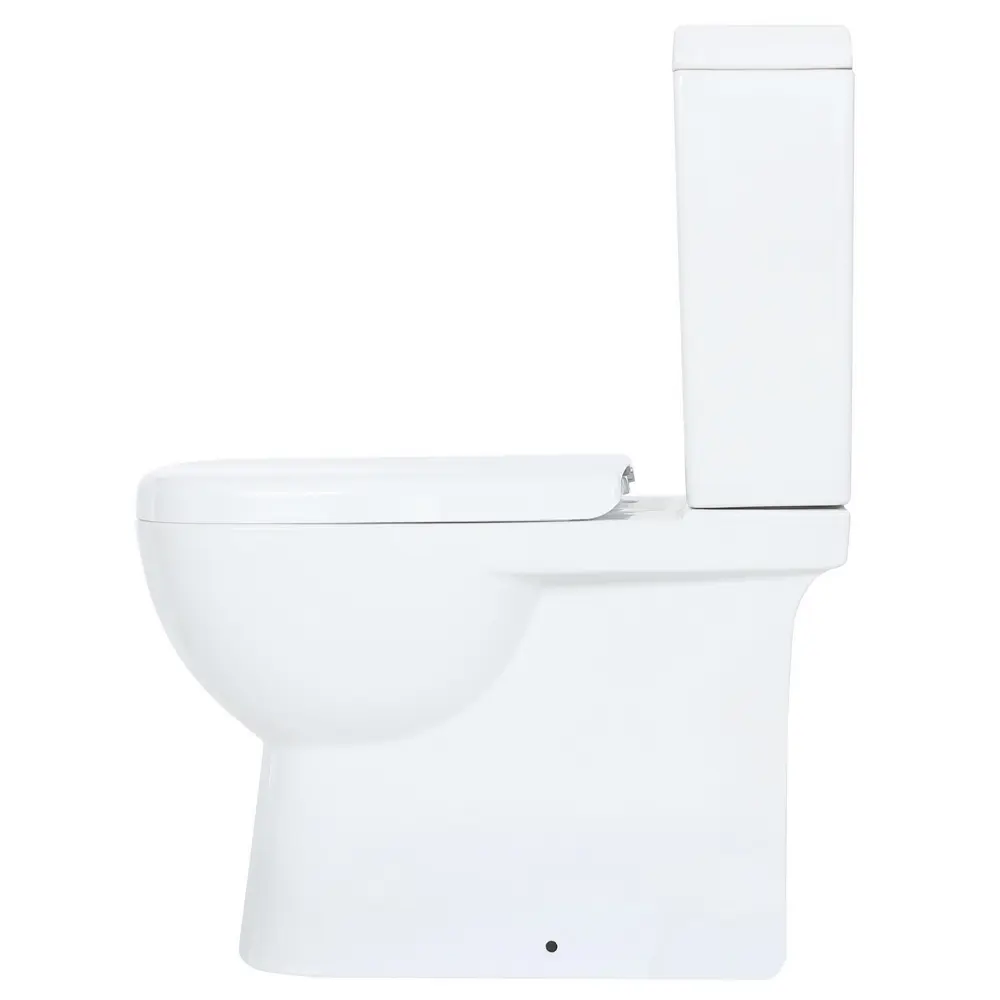 Унитаз напольный L.Quadro горизонтальный выпуск, поворотный слив SANITA LUXE STLM-2045591 - Вид №1