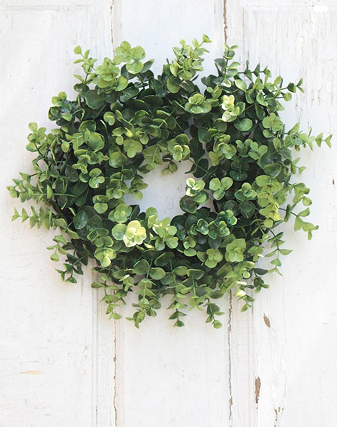5174 883 a2 Искусственный венок из листьев очитка, Ø 30 см, зеленый H-andreas 