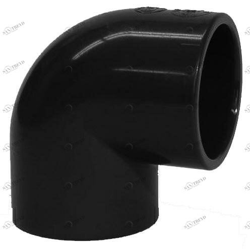 SANIT 72101006050 Угол 90 °, PVC-U, резьбовая втулка 