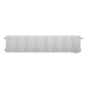 Радиатор секционный Royal Thermo PianoForte VDR80 200/10 16 секций нижнее правое подключение биметалл белый 89408785 STLM-2017584