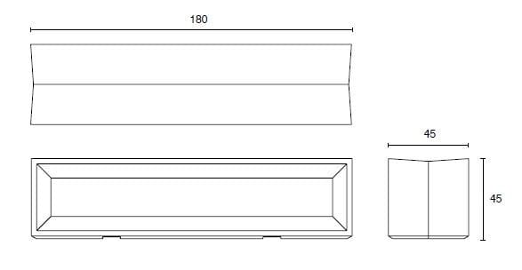 Бетонная скамья SIT Плоская ARCH-00129490 - Вид №3