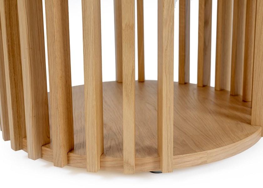 Woodman Круглый деревянный журнальный столик с местом для хранения вещей sun-id-1372466 - Вид №4
