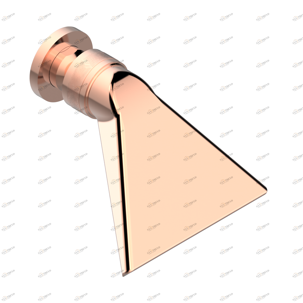 U4B-3640 Лейка душевая Спорт 3/4" Thg-paris Diplomate с проточенными кольцами Розовое золото U4B 3640 CAT.F