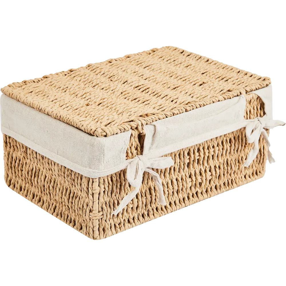 SPACEO Корзина с крышкой для элегантного хранения мелочей 89344338 Kub STLM-1099793 - Вид №8