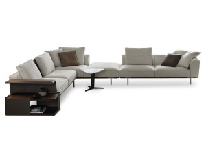 Угловой диван из ткани