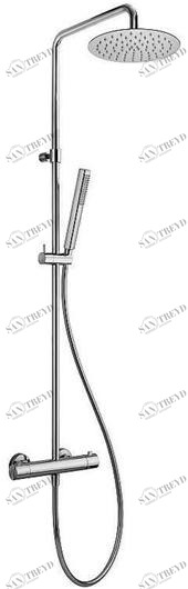 Rubinetterie Frattini Термостатический смеситель для душа внешний Docce sun-id-1358969