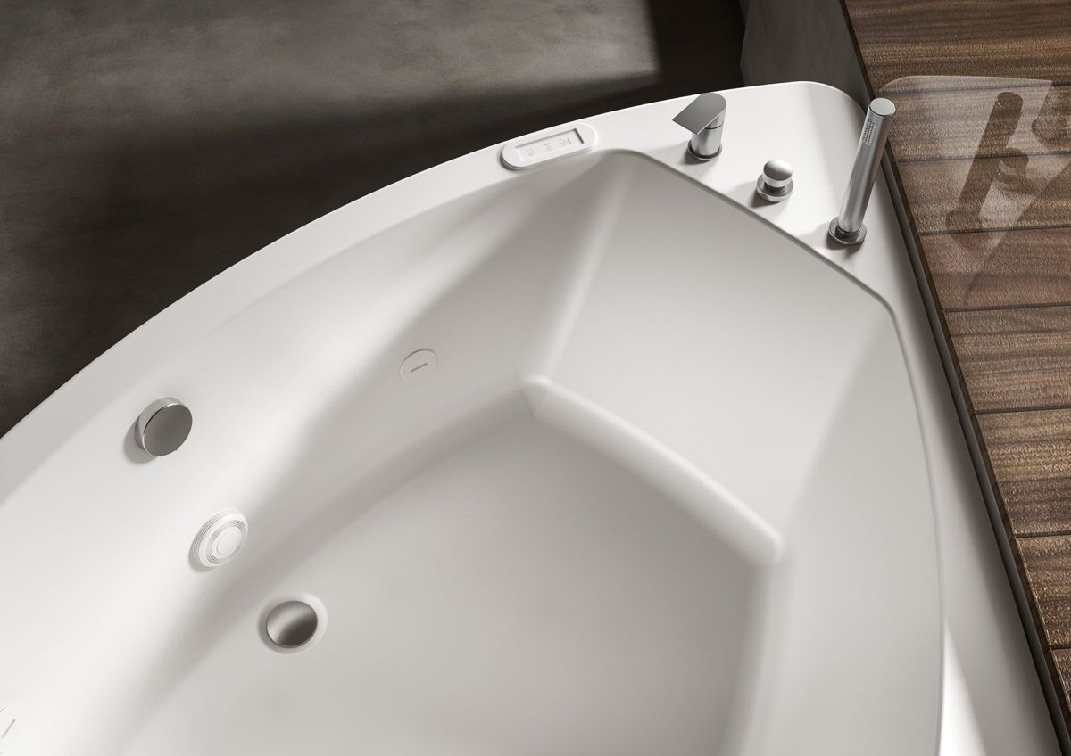 Акриловая угловая ванна с гидромассажем Albatros THEA ARCH-00049991 - Вид №5