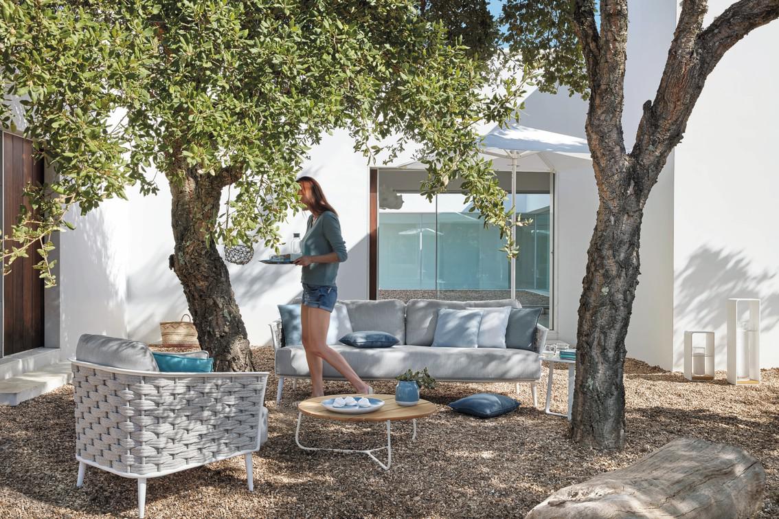 MNST651 Журнальные столики pcsts белые f8 ⌀80см Manutti Mood - Вид №36