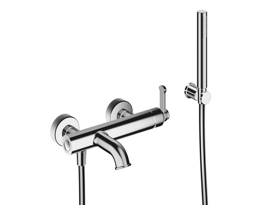 Настенный смеситель для ванны с ручным душем CRISTINA Rubinetterie Маяк ARCH-00001110