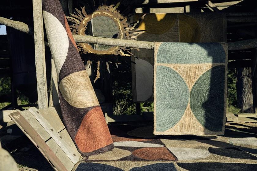 Élitis Прямоугольный коврик из джута с геометрическими мотивами sun-id-1422739 - Вид №12