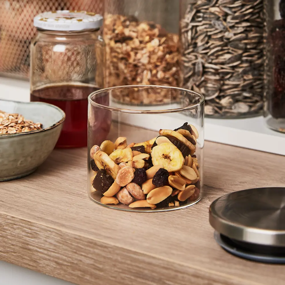 Банка Delinia 0.4 л стекло/сталь цвет прозрачный STLM-2165781 - Вид №4