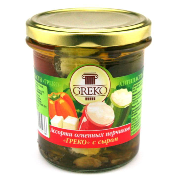 Ассорти огненных перчиков ГРЕКО с сыром Santreyd 9799 - Вид №1