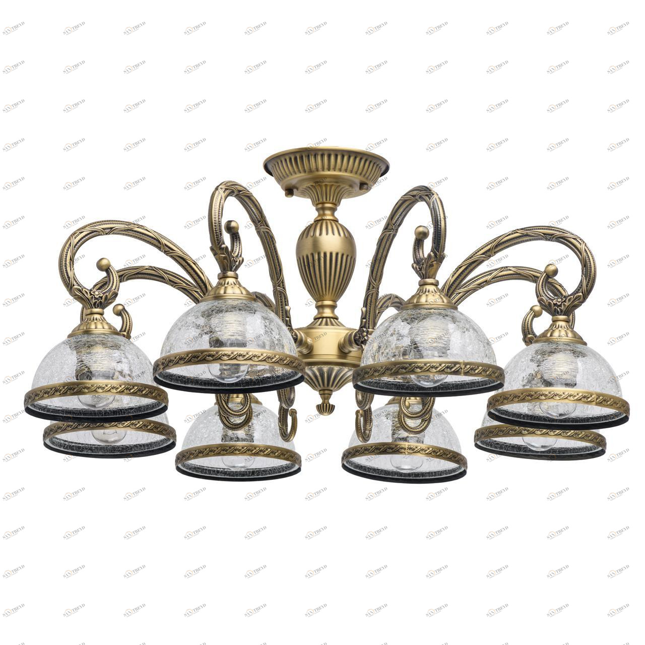 Потолочная люстра MW-Light Аманда 481013608 MW-LIGHT ДИЗАЙНЕРСКИЕ, АМАНДА 279179 Бронза 