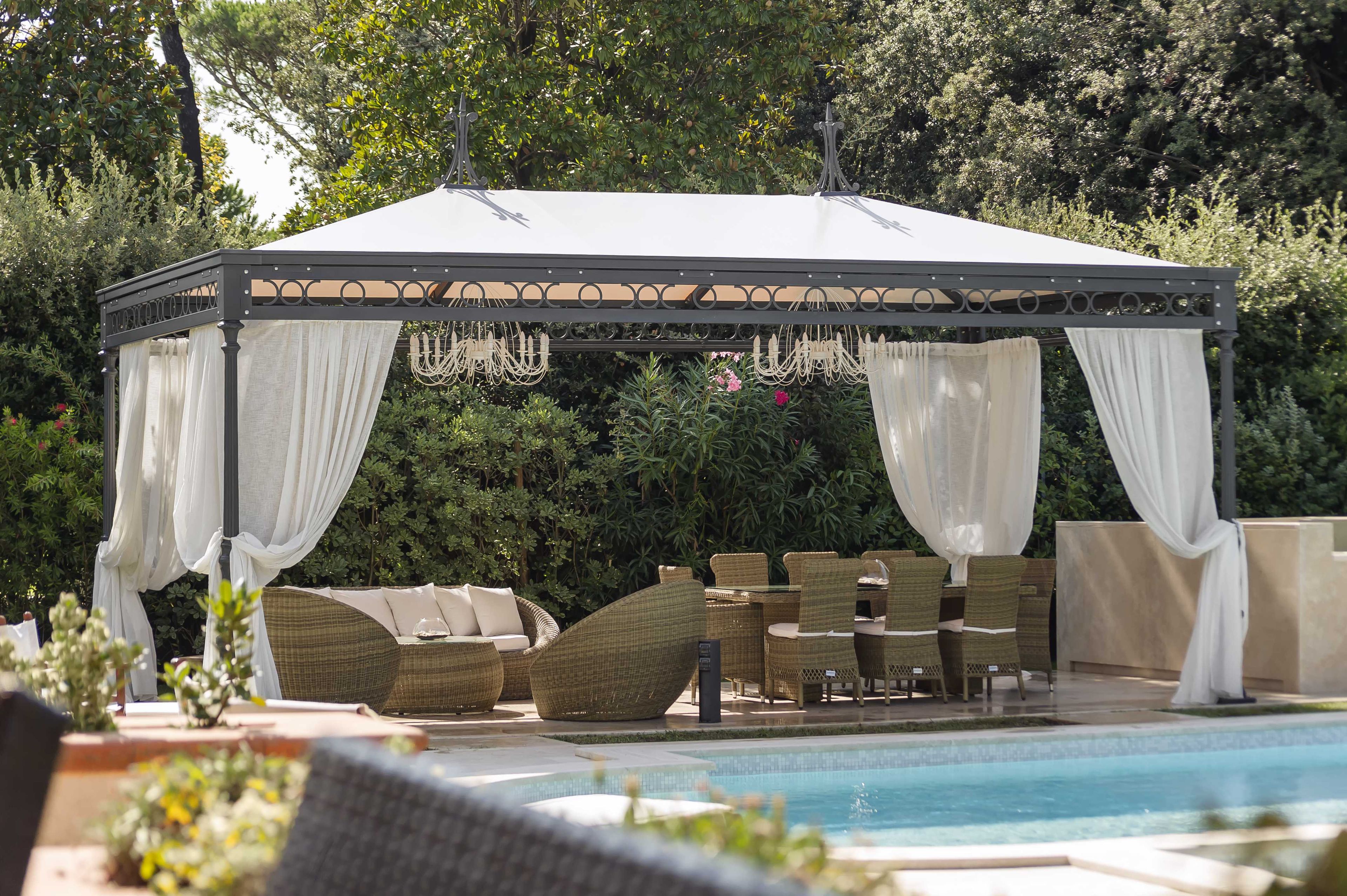 Отдельно стоящие беседки с сертифицированной крышкой из ПВХ L'Officina by Adami S4 ARCH-00094398 - Вид №8