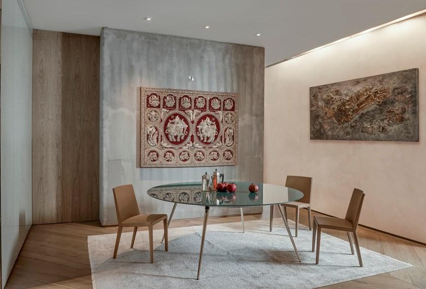 Cappellini Стол на стальных конических ножках sun-id-1380887 - Вид №1