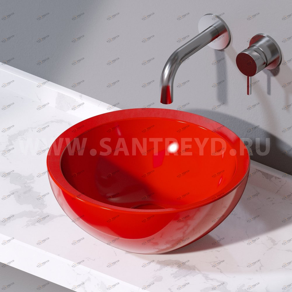 L223125 Накладная раковина на столешницу  круглая A. e T. Italia SPOT AeT ITALIA