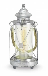 Настольная лампа Eglo Vintage 49284 EGLO ФОНАРЬ 080155 Серебро