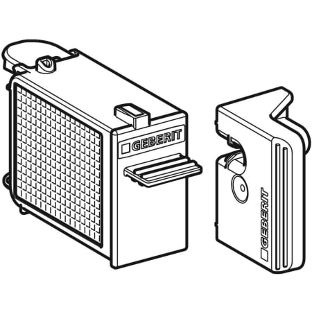 243.970.00.1 Выдвижной ящик с керамическим сотовым фильтром для модуля Geberit DuoFresh Geberit  - Вид №1