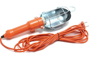 15973597 Переносной светильник под лампу E27 до 60 W 220 V длина провода 5 м M-22005 Megapower