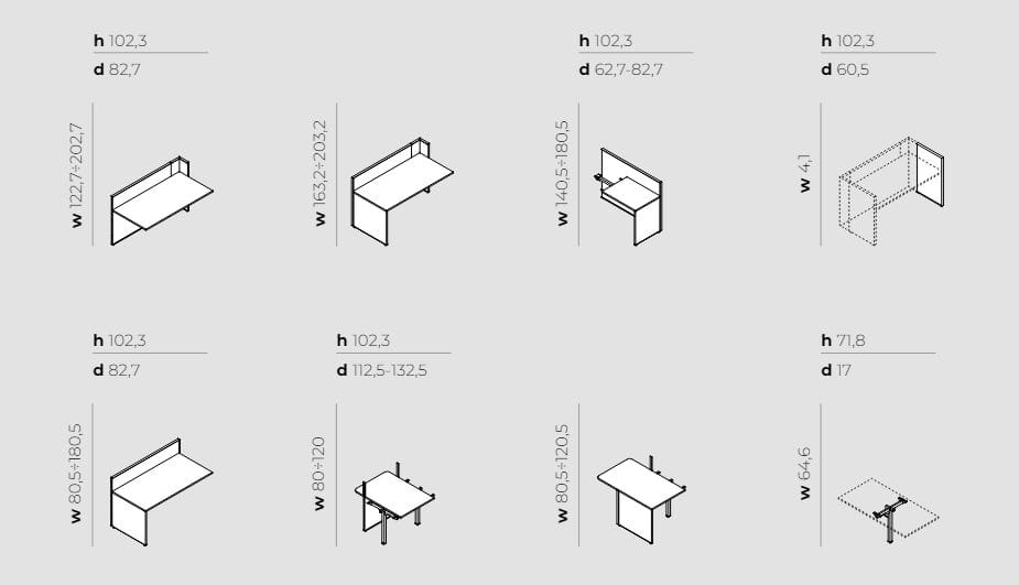 Banco reception Bralco OUTLINE ARCH-00033369 - Вид №8