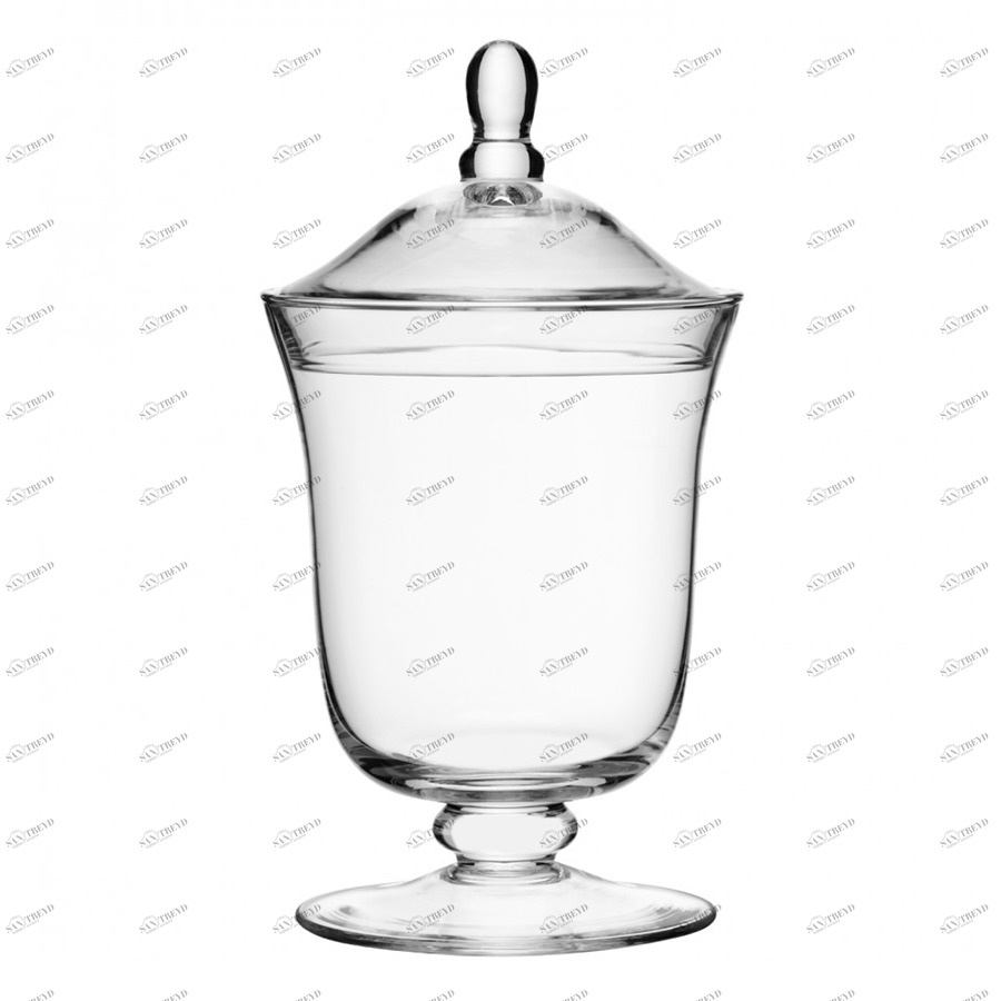 Бонбоньерка стеклянная 25 см прозрачная Serve LSA INTERNATIONAL  00-3870000 Прозрачный 