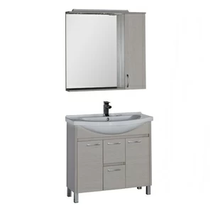 Комплект мебели Aquanet Донна 90 белый дуб