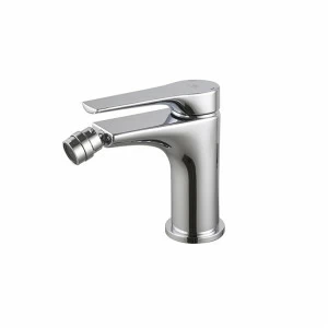 Смеситель для биде, однорычажный, 3/8 дюйма. Керамический картридж Ø35 мм. Длина шлангов 390 мм. Без съемного сливного набора 1 1/4 ”. Аэратор «Плюс». Скорость потока 6 л / мин. при 3 барах.  Curve NOKEN 100258776  CHROME