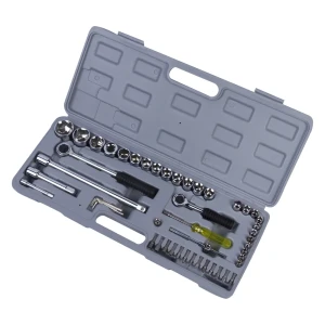 Набор инструмента Top Tools сменные головки и насадки 1/2 и 1/4 дюйма, 52 шт.