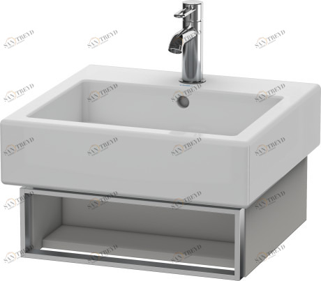 VE600300707 Vero Тумбочка подвесная Бетонно-серый матовый декор Duravit