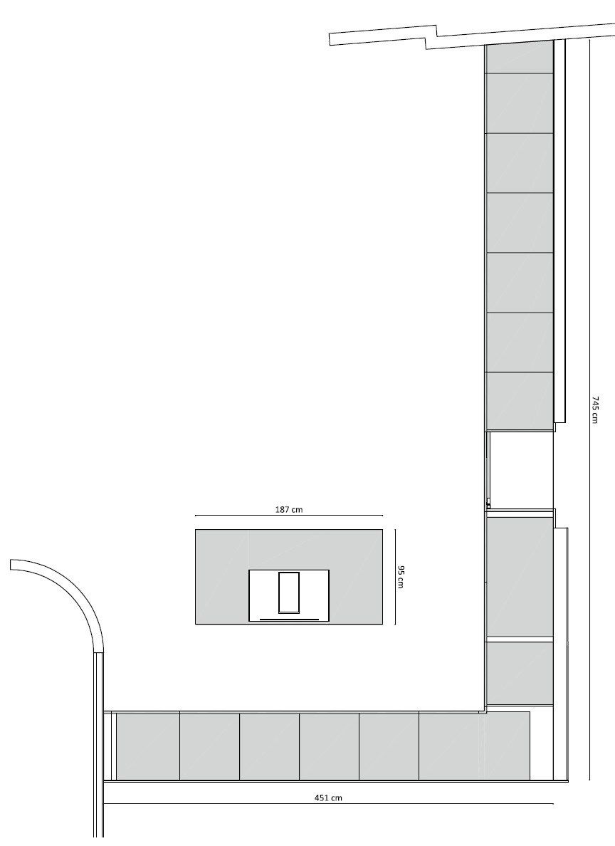Кухня с островом TM Italia Cucine ARCH-00126789 - Вид №8