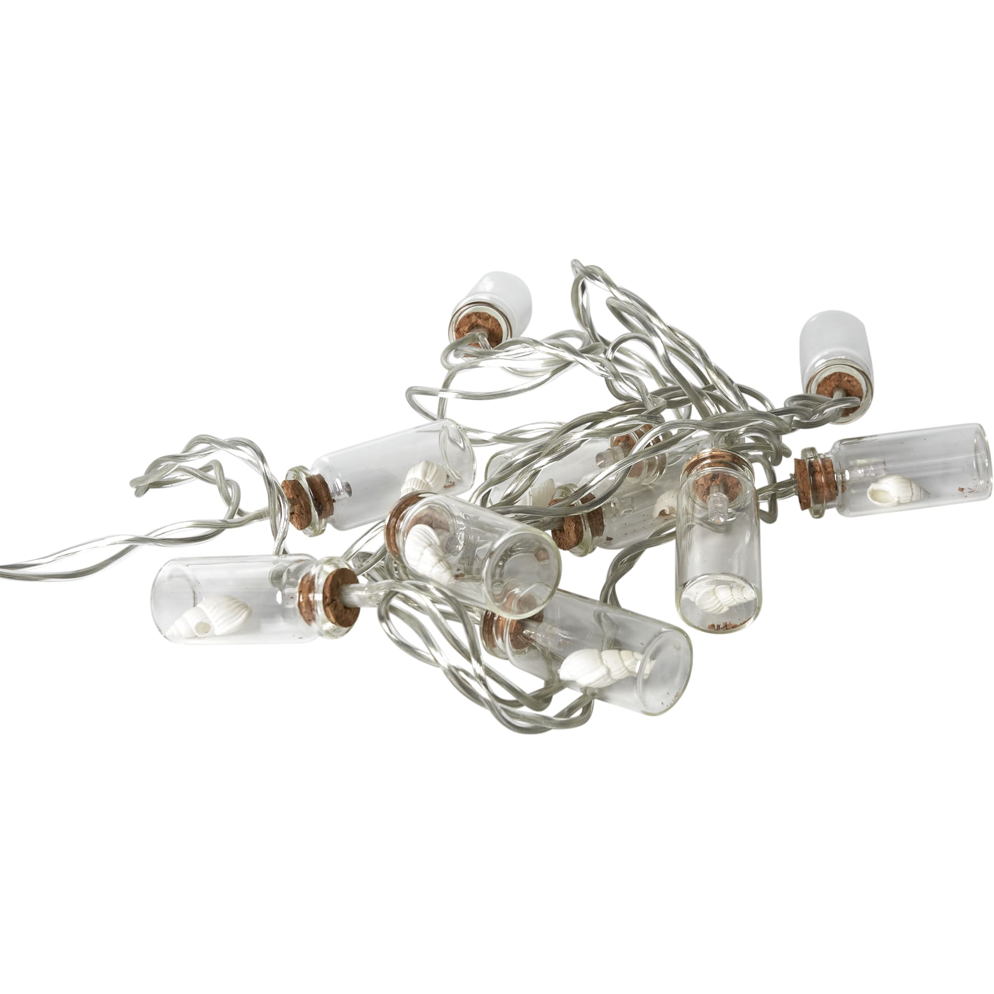 82185361 Электрогирлянда комнатная нить «Банки» 1.8 м 10 LED тёплый белый Santreyd  - Вид №1