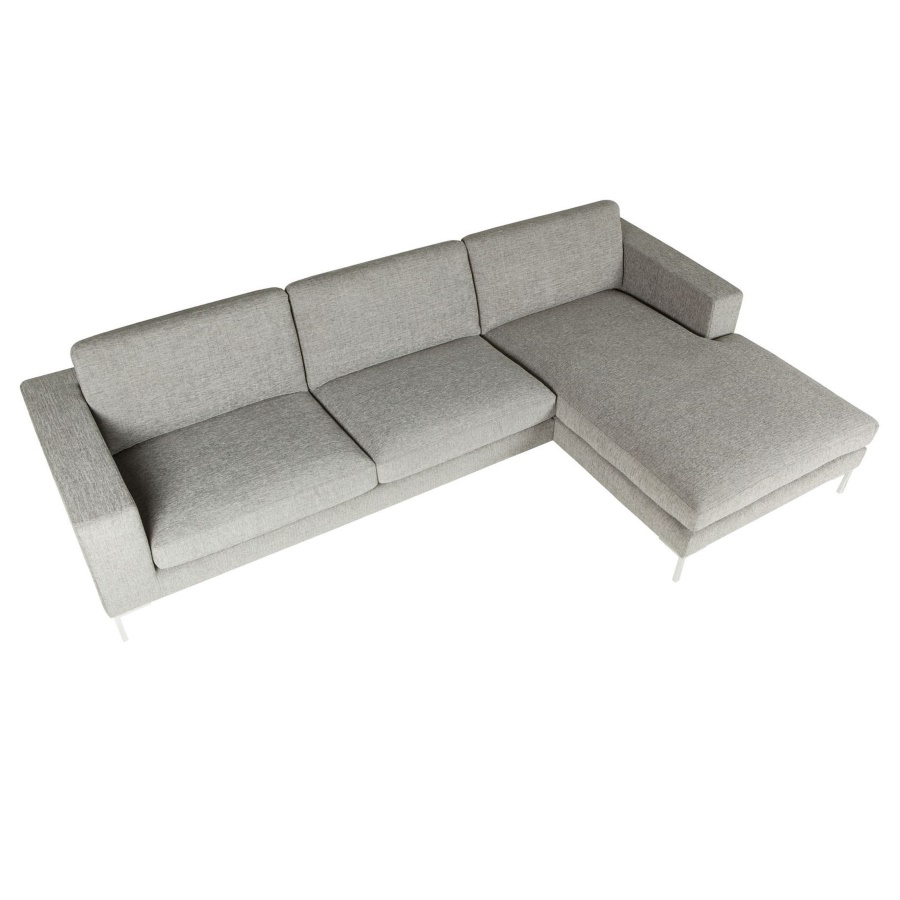 Диван угловой Domino, правосторонний, серый Sits S1146 - Вид №3