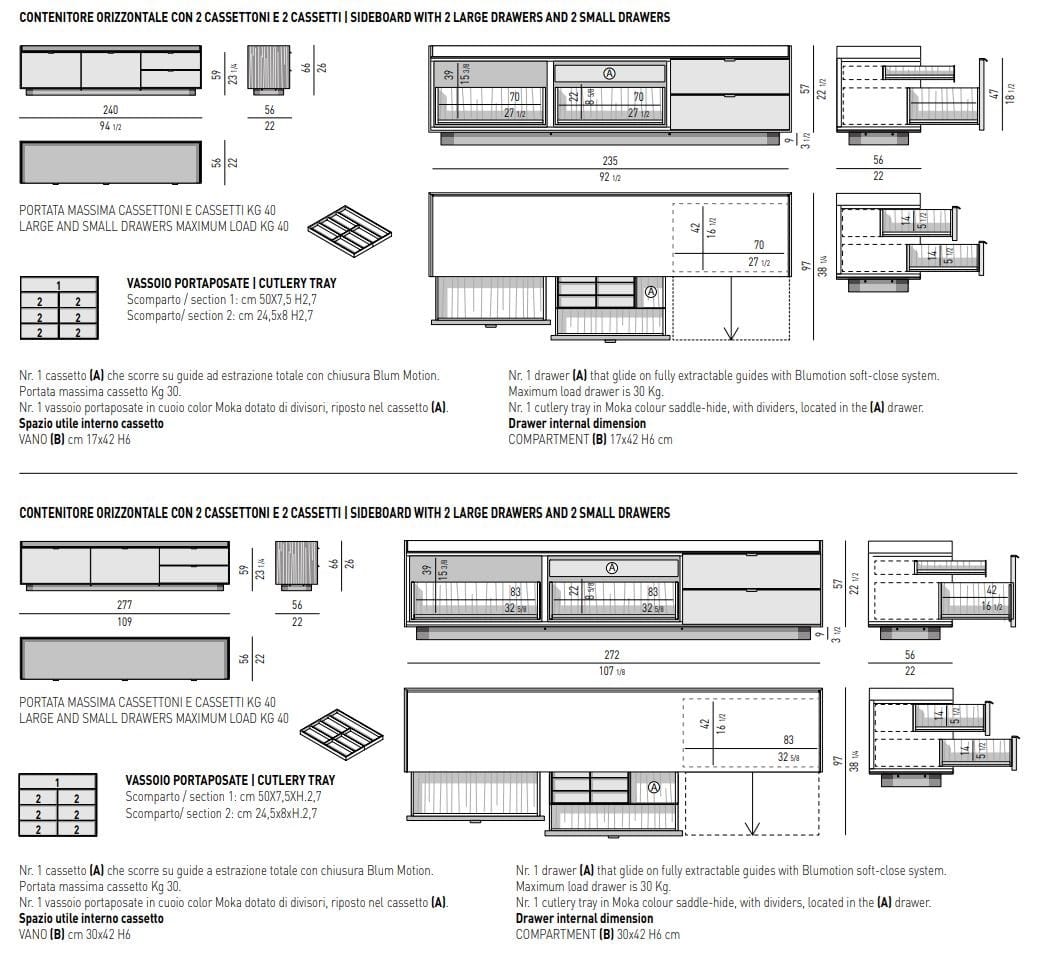 Шкаф с ящиками Minotti Даррен ARCH-00125664 - Вид №4