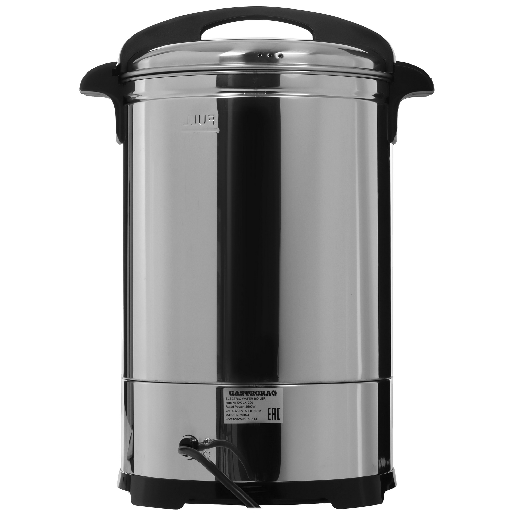 8107703 Термопот GASTRORAG DK-LX-200 серебристый STDN-0106999 - Вид №7