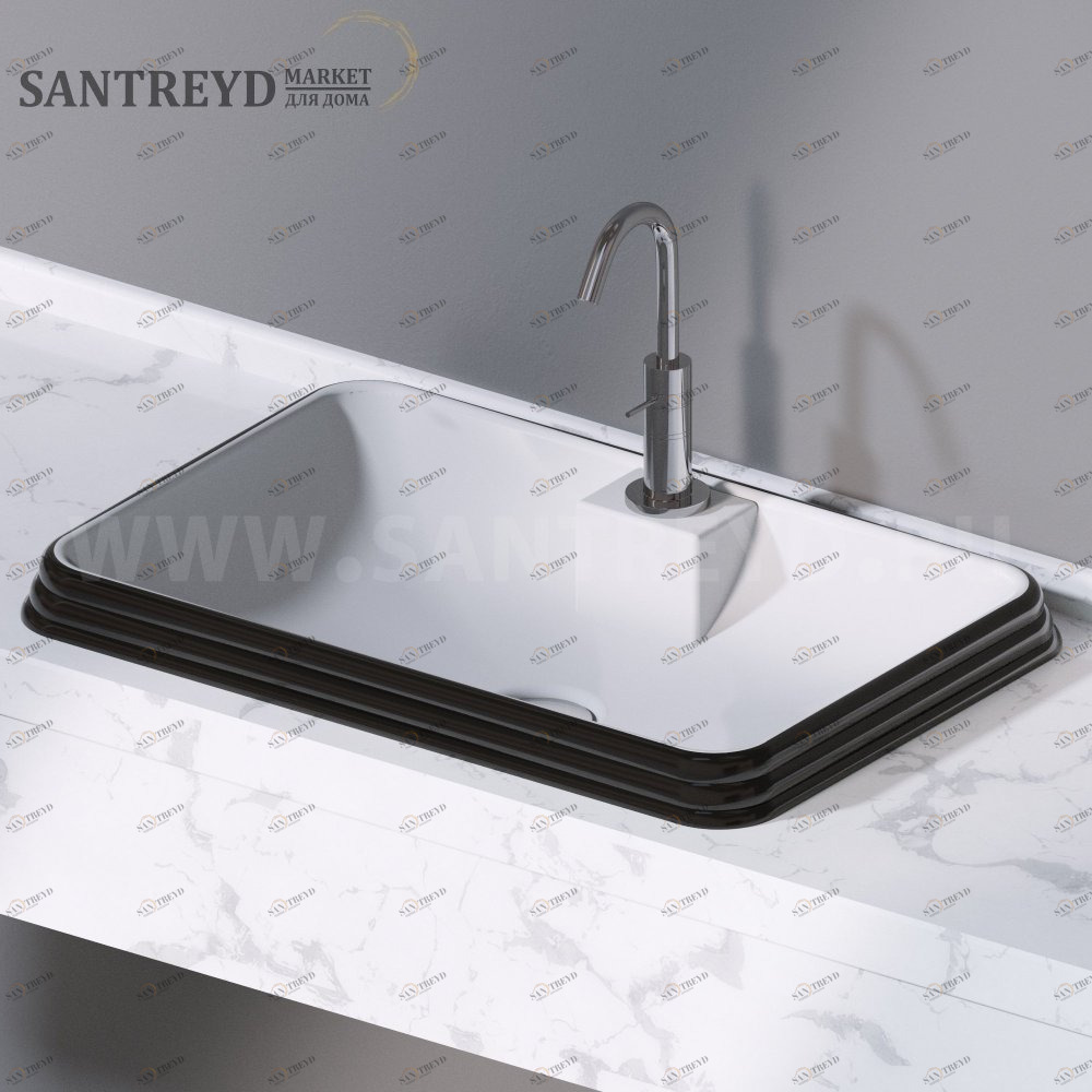 L612104 Накладная раковина под столешницу  прямоугольная A. e T. Italia GLASS AeT ITALIA