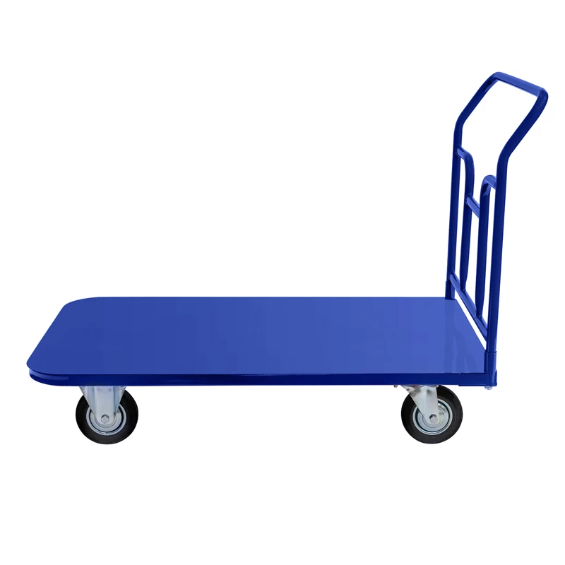 Тележка платформенная ТПТ (г/п 500 кг, 1200x600 мм, колеса черная резина 200 мм) Верстакофф 65-8890 - Вид №2