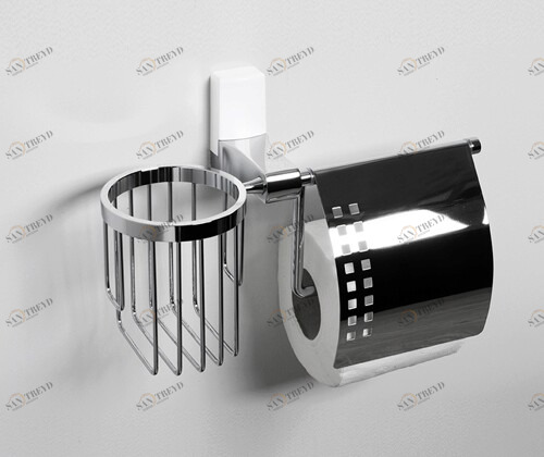 Leine K-5059WHITE Держатель туалетной бумаги и освежителя Santreyd 