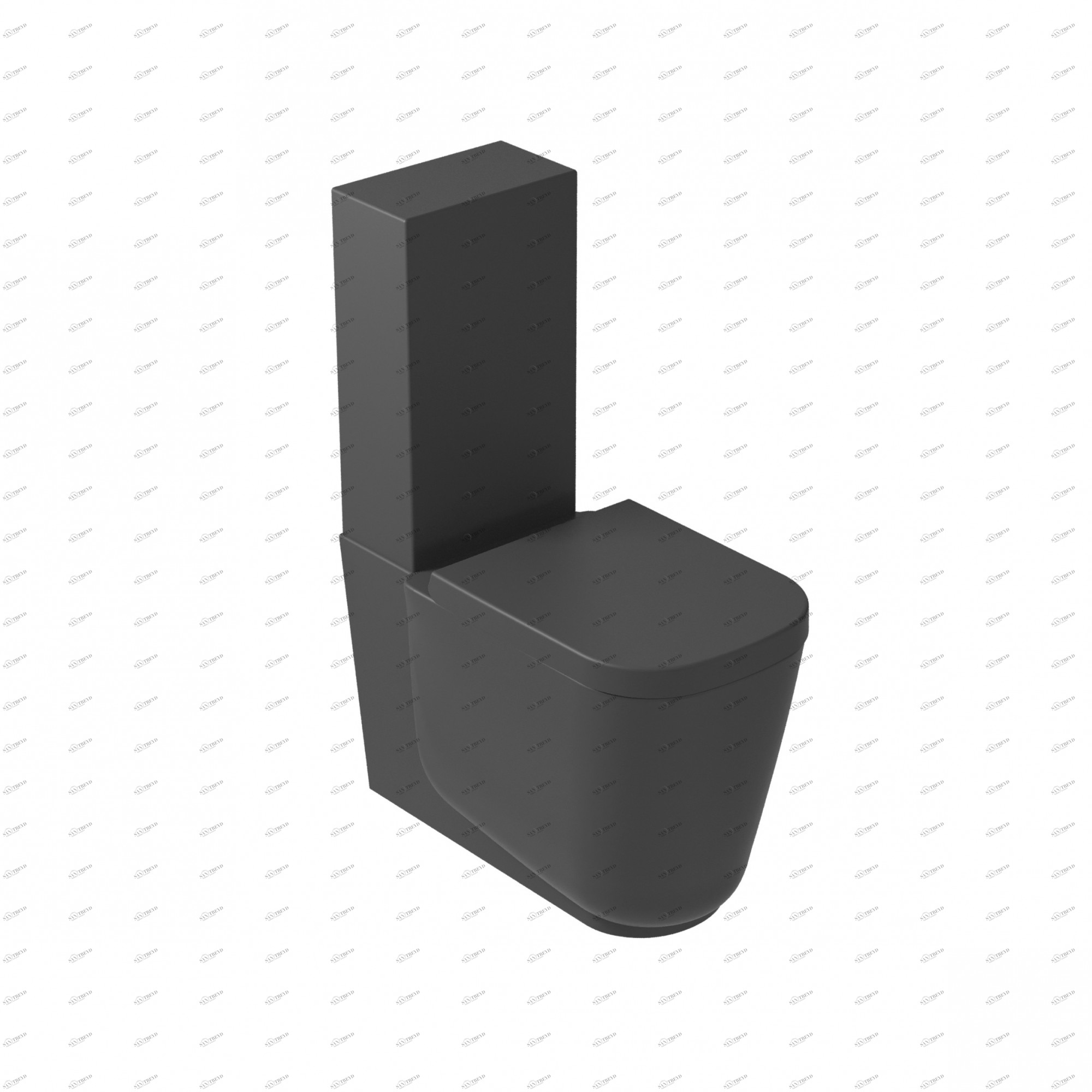 5413NEMT Компакт унитаз с бачком Черный Galassia MEG11 Италия