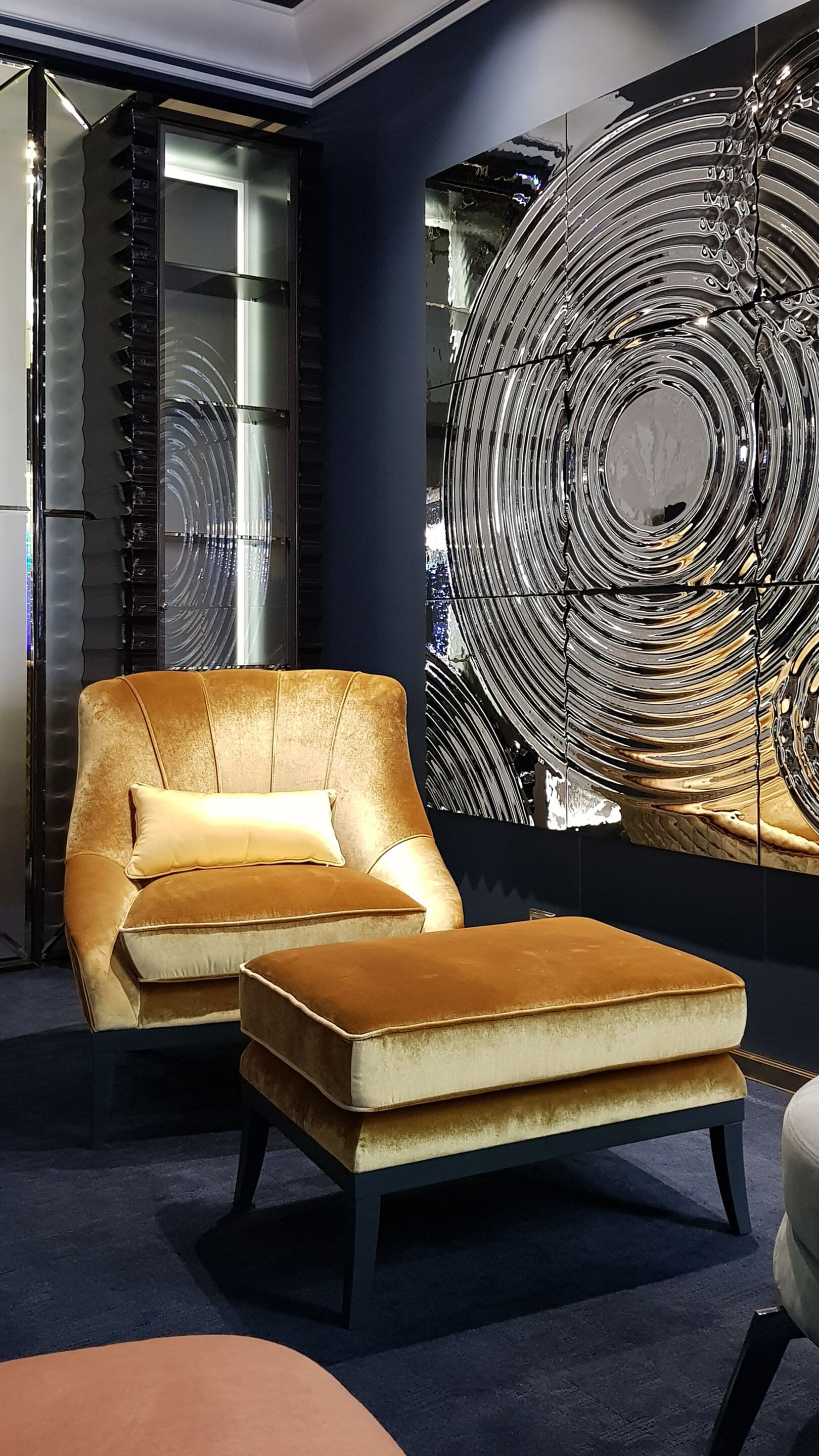 Декоративная стеклянная панель PlusObject Interference ARCH-00023701 - Вид №7