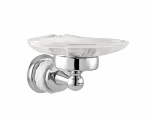 065578.R00.72 Подставка для мыльницы из белого фарфора Окисленная медь