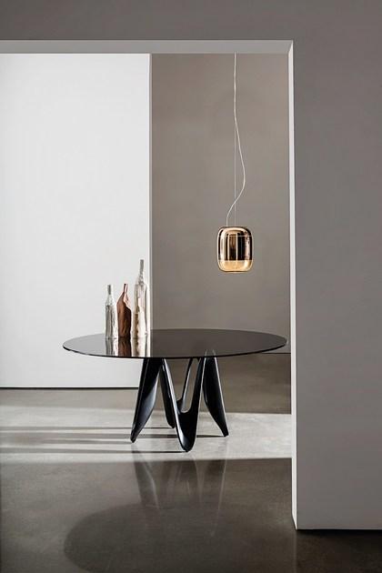 Sovet italia Круглый стеклянный стол Lambda sun-id-1428094 - Вид №5