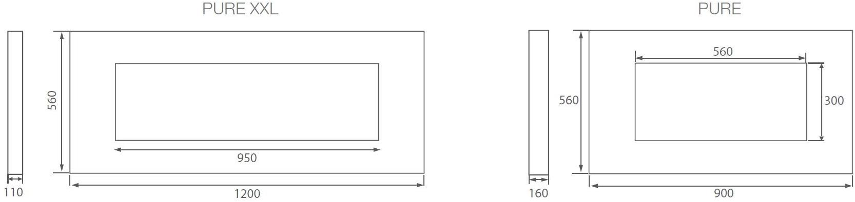 BRITISH FIRES Настенный электрический стеклянный камин без дефлектора sun-id-1436386 - Вид №1
