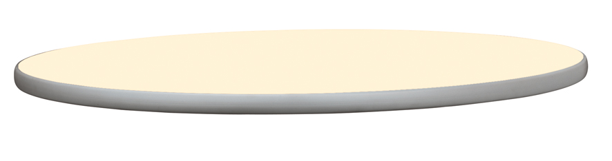 TABLE TOP G BP Столешница из ламината с плоской резиновой кромкой цвета алюминия. Et al. Table Tops  - Вид №1