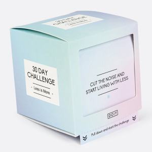 DYCHALLME Набор уроков минимализма на 30 дней less is more challenge Doiy